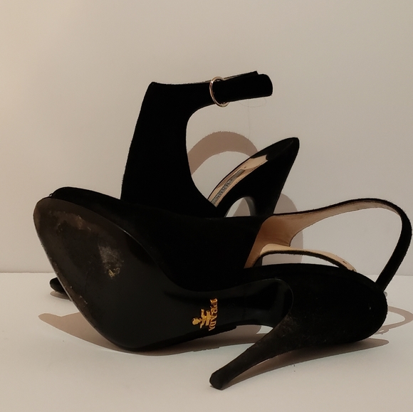 💙Prada suede heels black - Picture 3 of 6